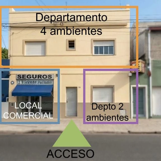 Venta PH al frente Villa Ballester, 3 propiedades en una