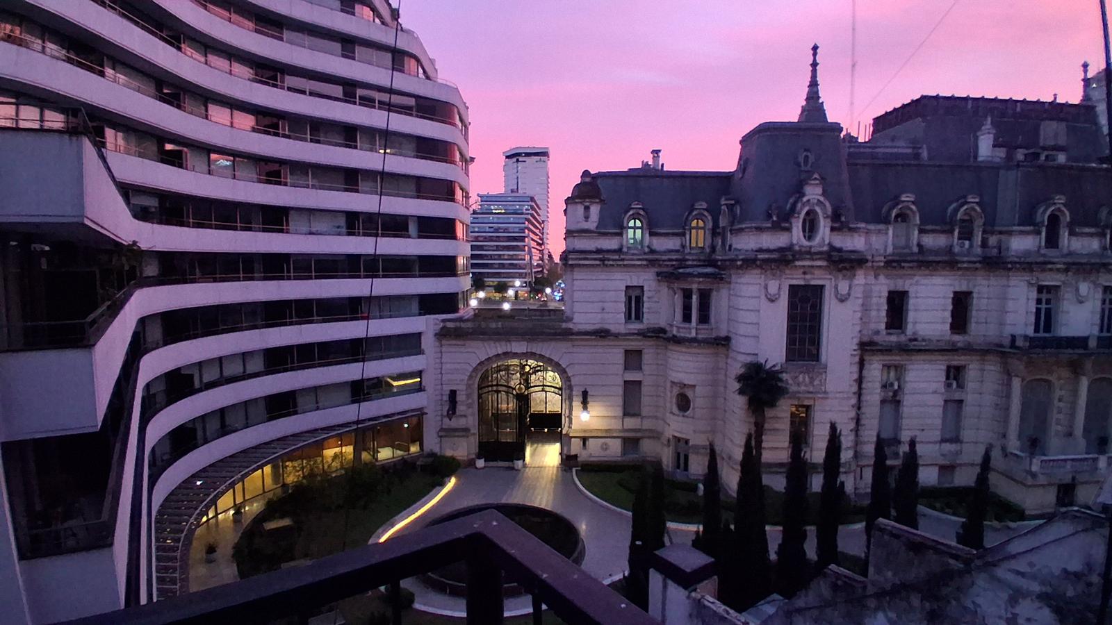 Vista del amanecer