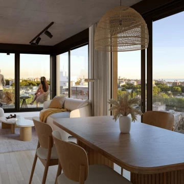 Venta de Apartamento de 1 Dormitorio con terraza en Cordón Sur