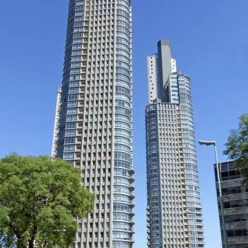 Exclusiva residencia en piso 38 con vistas panorámicas a Buenos Aires. Torre Milieris. Alquiler