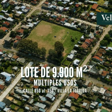 VENTA LOTE DE 9.900 m² – VILLA LA FLORIDA