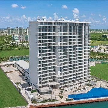 Departamento nuevo con marina en Puerto Cancún