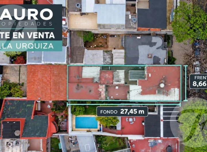 TERRENO EN VILLA URQUIZA | 238 M² | POTENCIAL PARA DESARROLLO RESIDENCIAL DE BAJA ALTURA