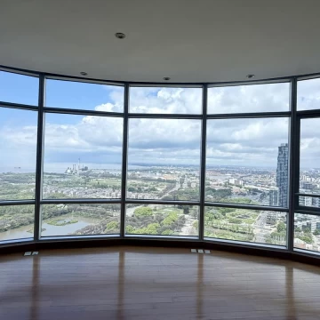 Exclusiva residencia en piso 38 con vistas panorámicas a Buenos Aires. Torre Milieris. Alquiler