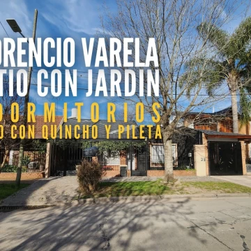 Venta Casa con Cochera Quincho y Pileta. F. Varela