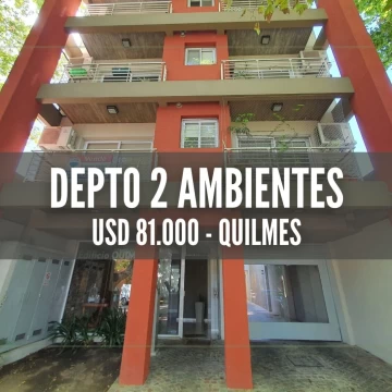 VENTA DEPTO 2 AMBIENTES EN QUILMES- AMENITIES