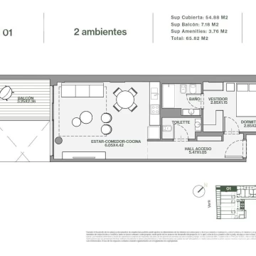 Departamento - Villa Crespo