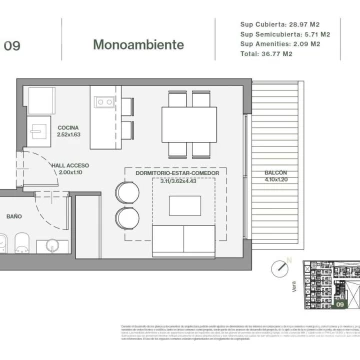 Departamento - Villa Crespo