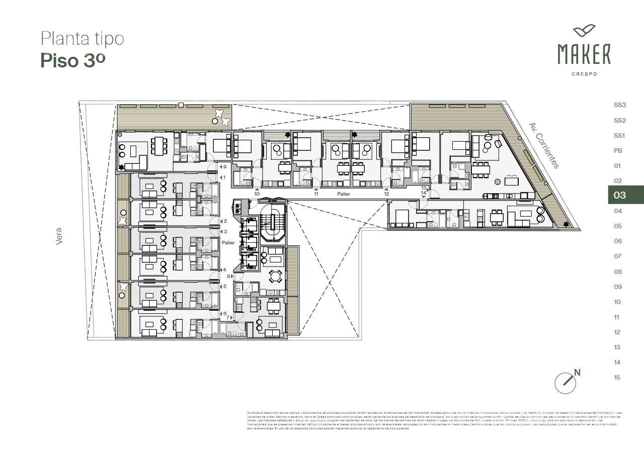 plano planta piso 3
