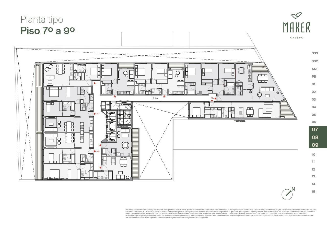 plano planta piso 7a9