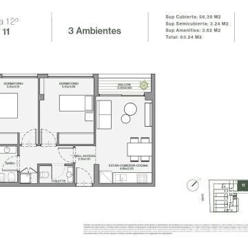Departamento - Villa Crespo
