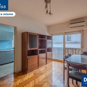 Recoleta 2 Ambientes con Lavadero