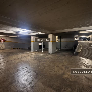 VENTA COCHERA FIJA CUBIERTA RECOLETA SEGURIDAD 24HS