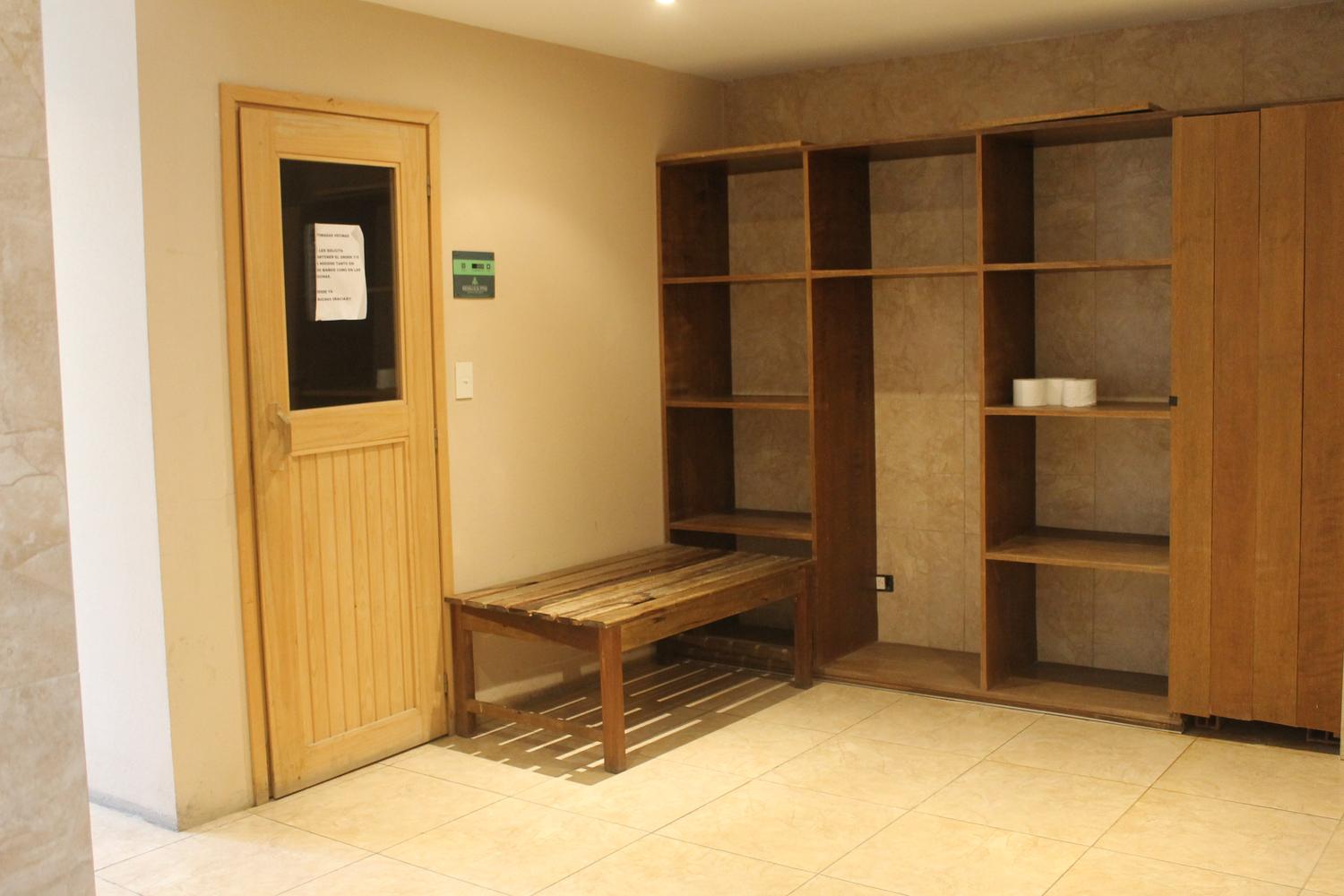 Sauna en vestuarios