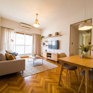 Caballito,Departamento lateral, 4 ambientes, Muy Luminoso, Cocina (lavadero integrado), 2 balcones