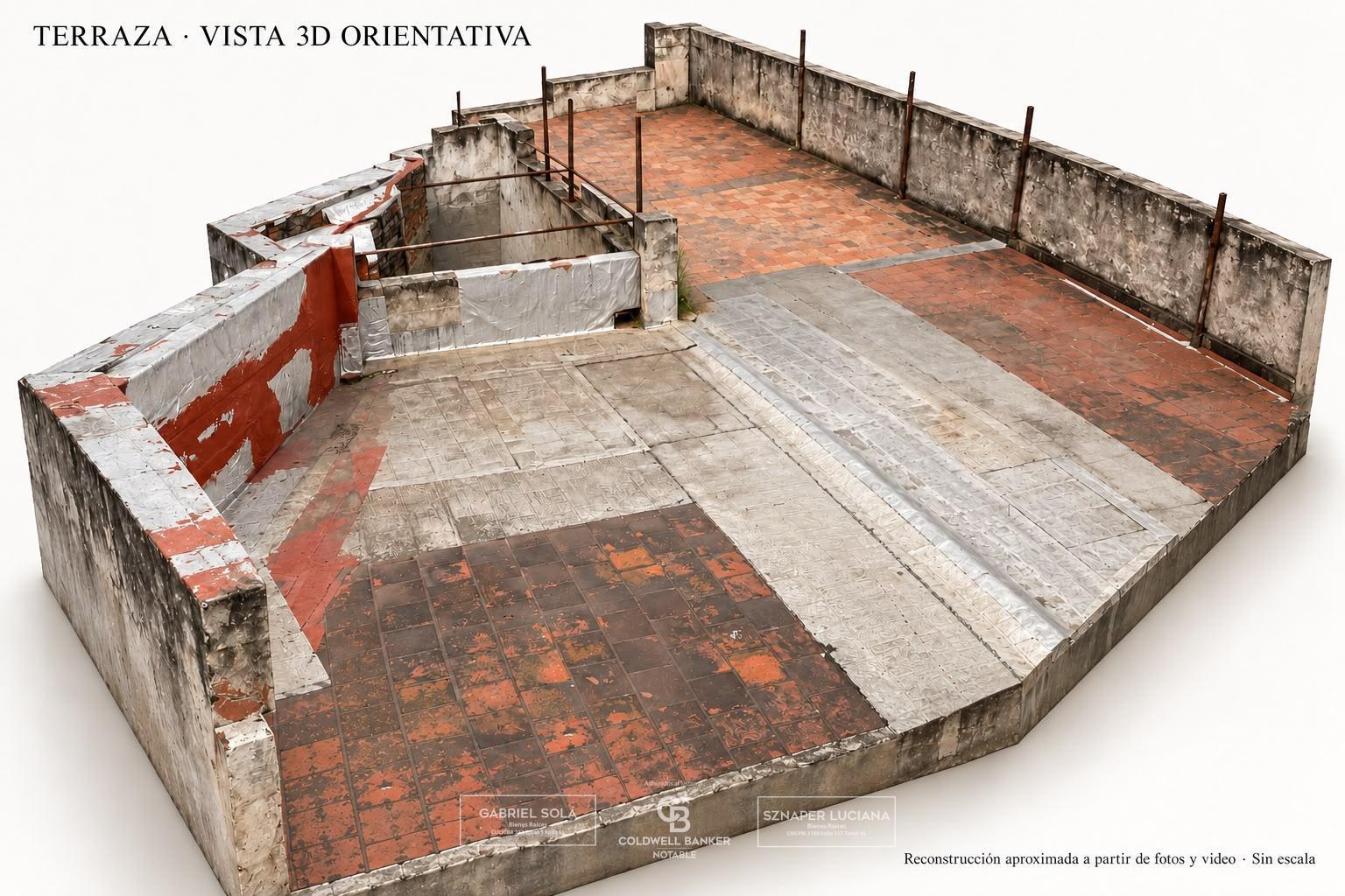 Terraza 3D orientativa