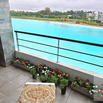 Monoambiente vista a la playa lagoon Pilar