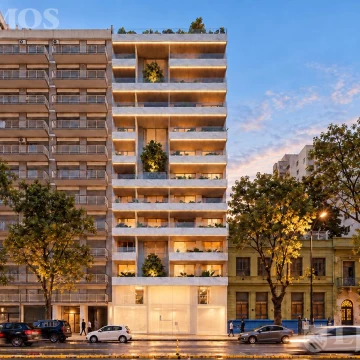 3 ambientes al frente apto profesional con balcón en Palermo | Santa Fe 5065, piso 2
