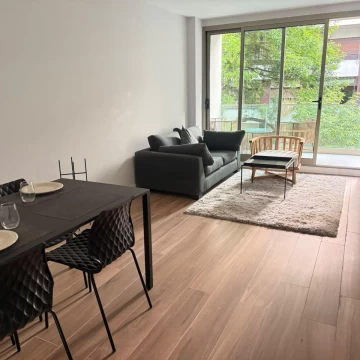 3 amb a estrenar con patio y balcón. Dos hab en suite. Toilette. Piso 3. Full Amenities. Premium
