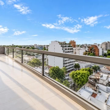 Departamento en venta con gran balcón terraza
