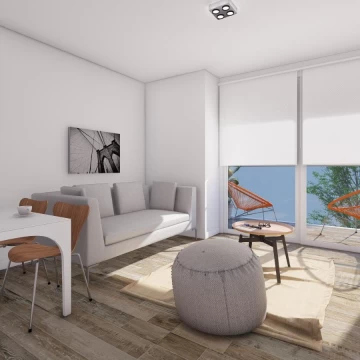 venta Departa2 ambientes con terraza y parrilla  en NUNEZ