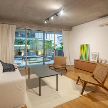 VENTA Departamento 2 ambientes con Patio Amoblado ALLEY Recoleta Inversión Entrega Inmediata