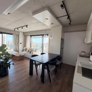 Departamento de 3 ambientes amoblado en alquiler en Quartier del Bajo
