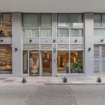 Venta departamento monoambiente balcón Spot Studios