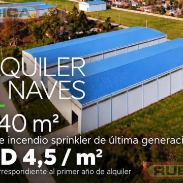 Alquiler Depositos a estrenar en Parque Industrial Moreno