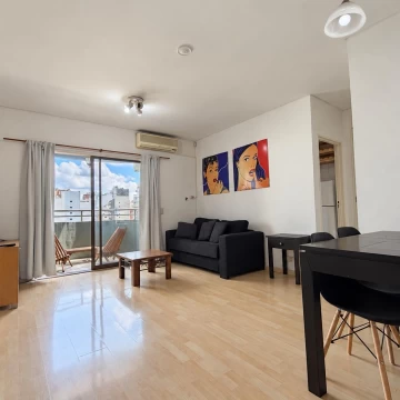 Departamento 2 ambientes en alquiler con vista abierta y amenities