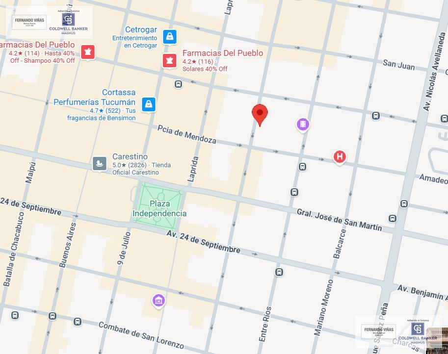 Ubicación inmejorable, con cocheras para alquiler disponibles por la zona.