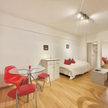Alquiler Temporal Departamento Monoambiente 1 ambiente Palermo Chico con muebles