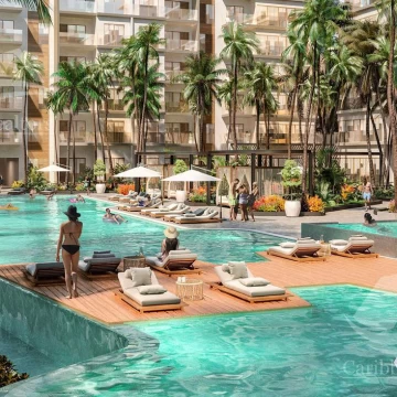 Departamento en venta en Playa del Carmen  VALLE AURORA/RIVIERA MAYA SYR198