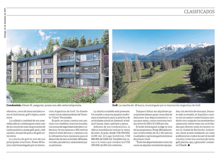 CLARIN | Un clásico de la patagonia que renueva su oferta