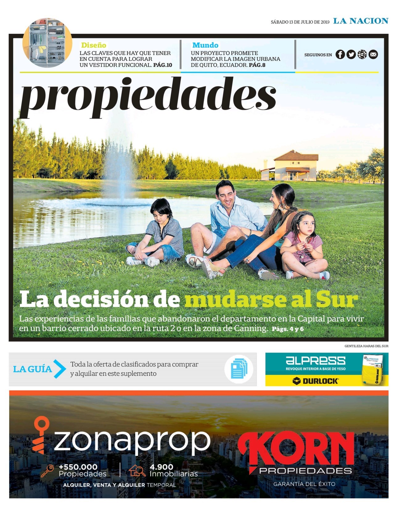 LA NACION | La decisión de mudarse de un departamento en la ciudad a un barrio privado de zona Sur