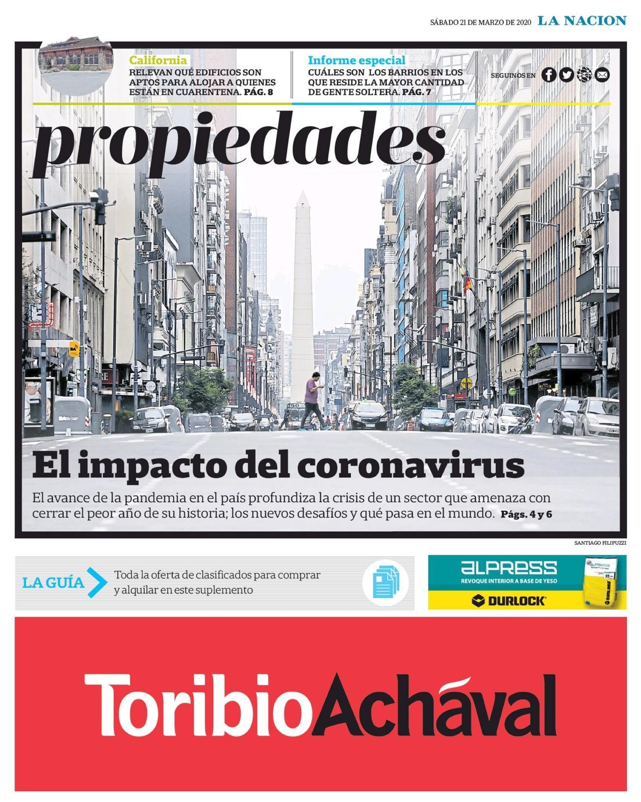 LA NACION | El impacto del Corona virus en el mercado inmobiliario