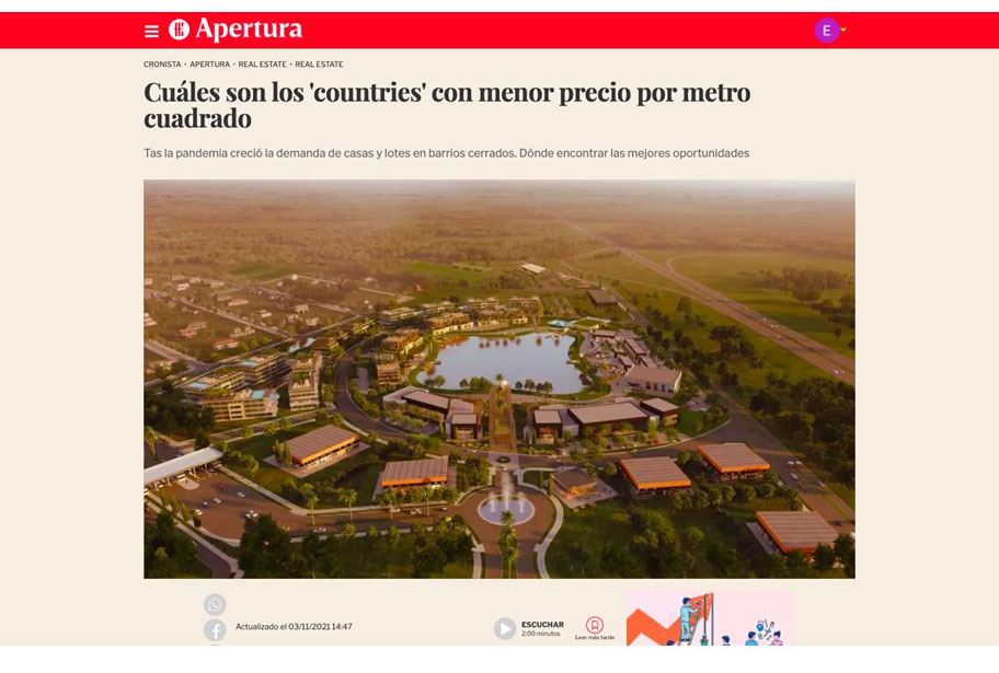 Cuales son los "countries" con menor precio por metro cuadrado