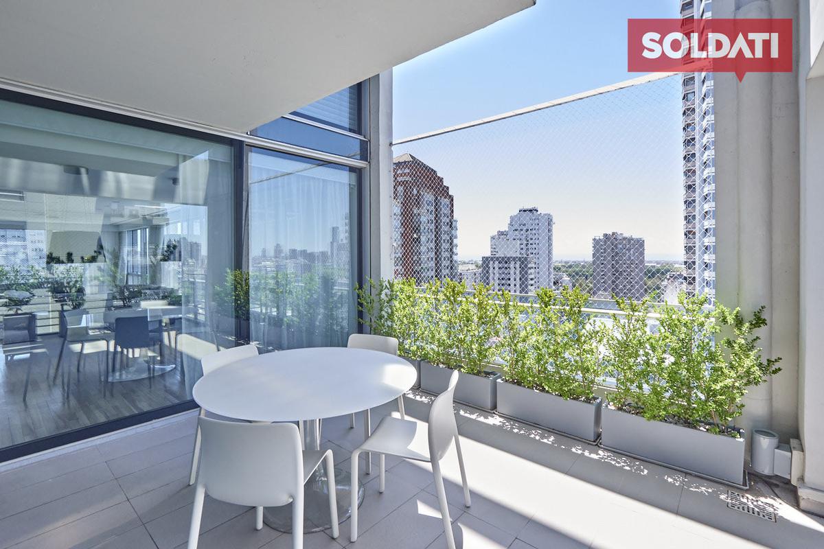 Balcón Terraza salida desde el living  comedor o playroom
