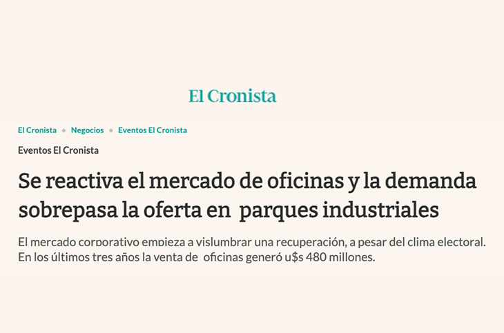 Adrián Mercado en El Cronista