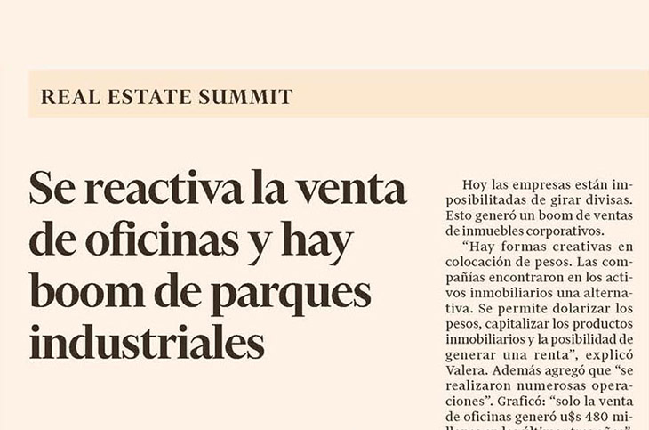 Adrián Mercado en El Cronista, edición impresa