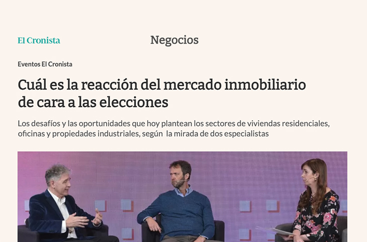 Adrián Mercado en El Cronista