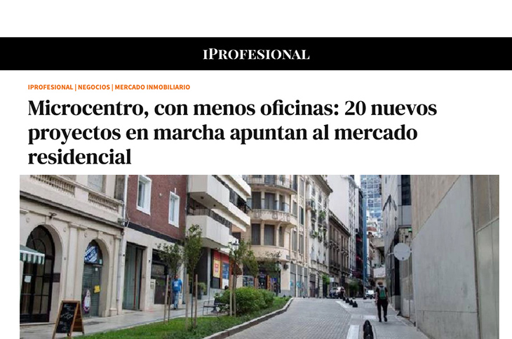 Adrián Mercado en el portal iProfesional