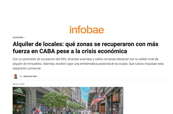 Adrián Mercado en Infobae