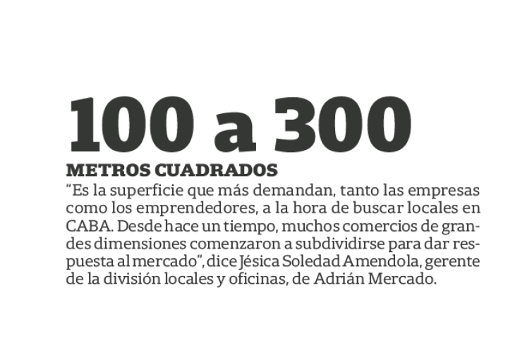 Adrián Mercado en La Nación, Inmuebles Comerciales