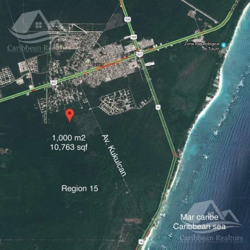 Terreno en Venta en Tulum / Riviera Maya MMA12620