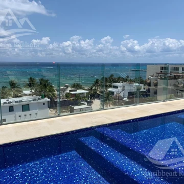 Departamento en Venta en Playa del Carmen Riviera Maya Cruz con Mar ABT2887
