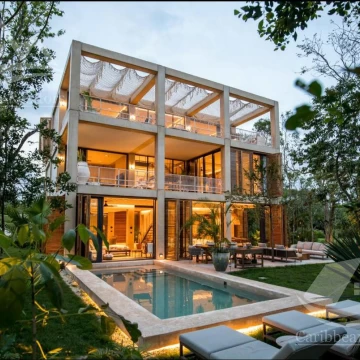 Casa en Venta en Playa del Carmen Riviera Maya Palm Villas Corasol SYR151