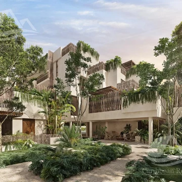 Departamento en Venta en Tulum Riviera Maya Av. Coba JSA3507