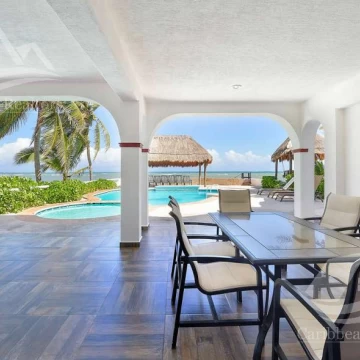 Casa en Venta frente al mar en Puerto Morelos Riviera Maya B-ALRZ3485