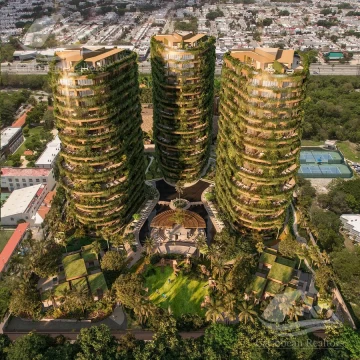 Departamento en Venta en El Templo Cancun HCS1111